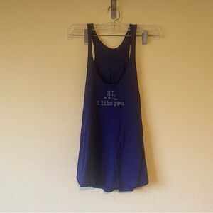 Hawaii “HI, I like you” tank top with Hawaiian islands